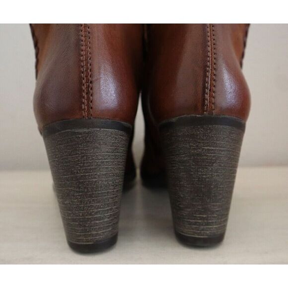 Miz Mooz 580269-101 Women Sz 36 US 5.5-6 Brandy Brown Leather Rico Booties - Picture 3 of 14